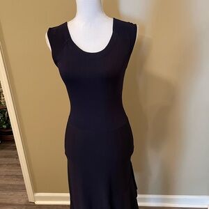 Eliza J Black Sleeveless Midi Dress